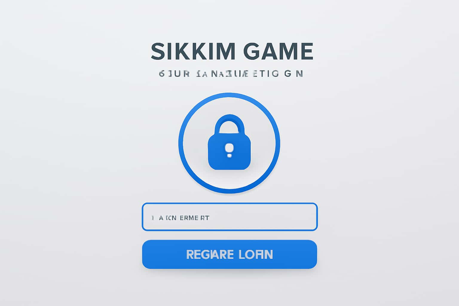 Sikkim Game User Authentication Interface