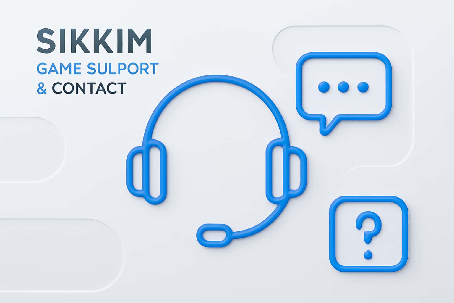Sikkim Game Support & Contact Interface