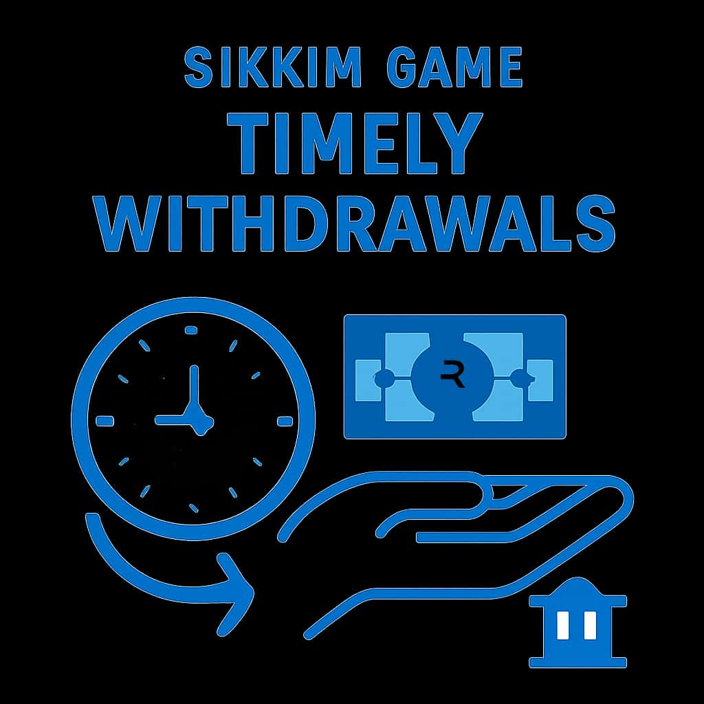 An educational diagram illustrating Sikkim Game Timely Withdrawals.