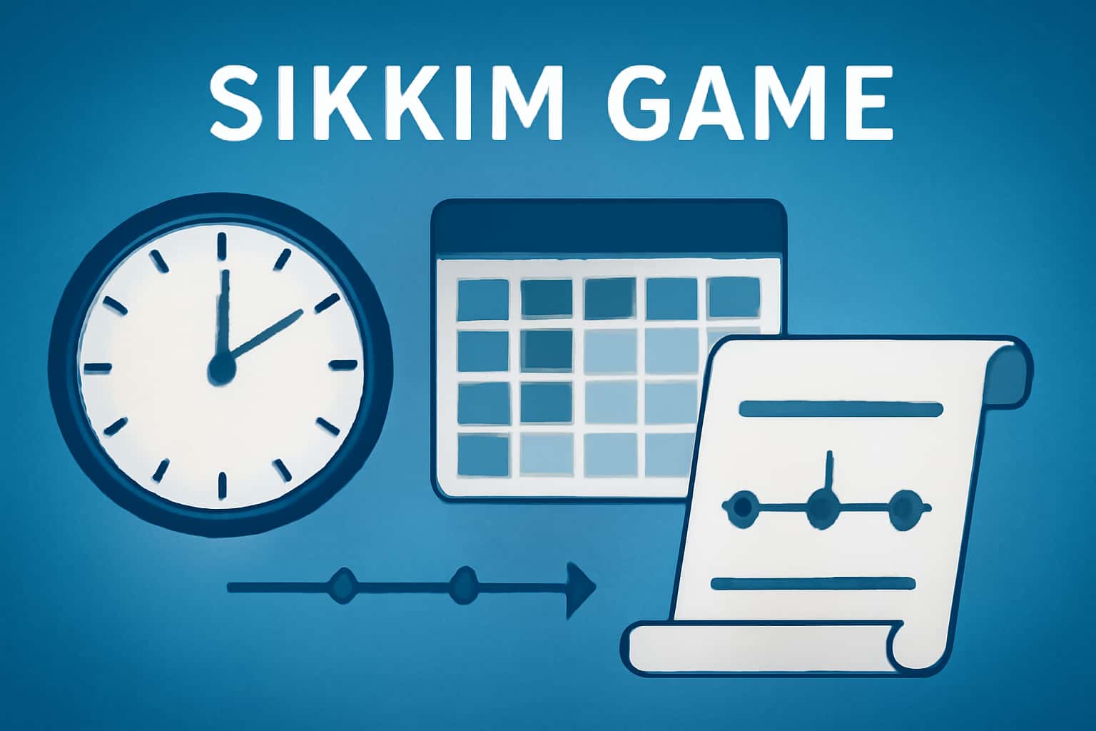Visual representation of Sikkim Game timelines with an emphasis on user interactions.
