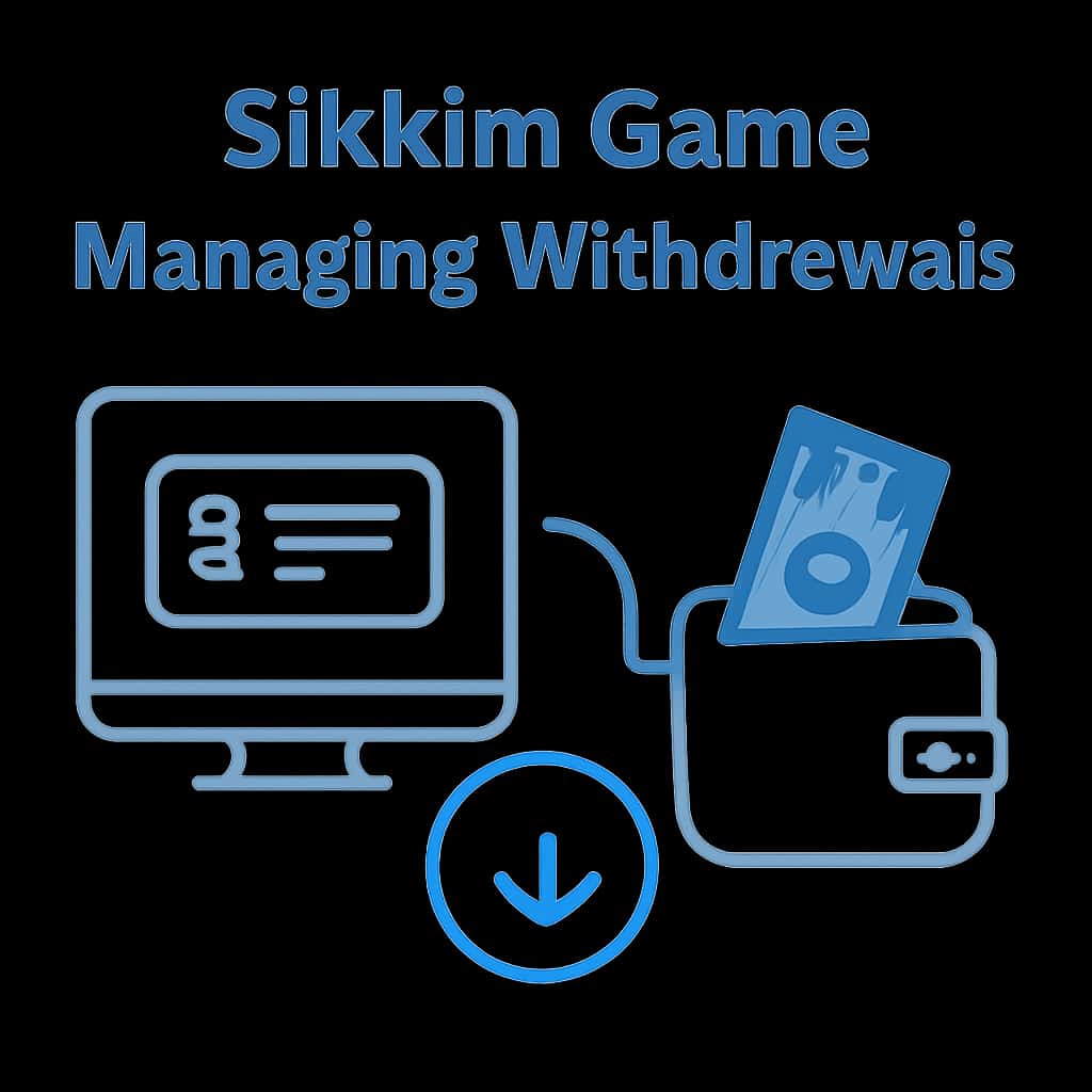 An educational diagram illustrating the withdrawal process for Sikkim Game.